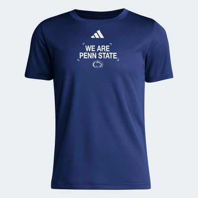  Penn State Nittany Lions adidas Youth Pregame AEROREADY T-Shirt - Navy