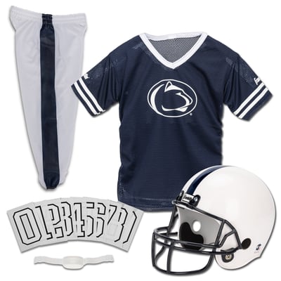 Penn State Nittany Lions Franklin Sports Youth NCAA Deluxe Uniform Set