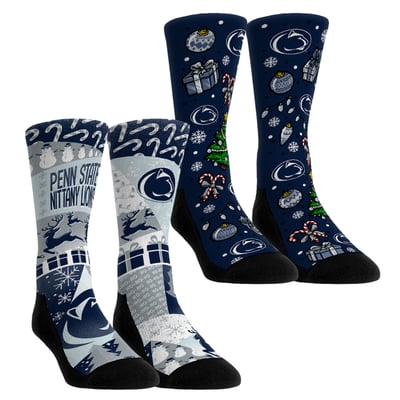 Penn State Nittany Lions Rock Em Socks Youth Holiday Remix Crew Socks Two-Pack