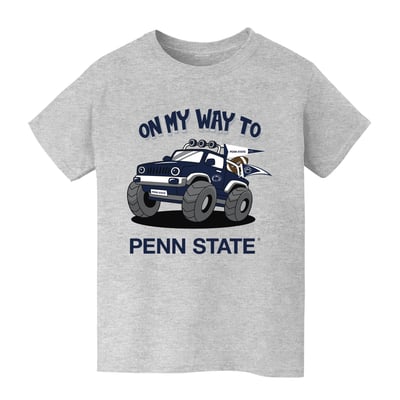 Penn State Nittany Lions Vive La Fete Youth On My Way T-Shirt - Gray