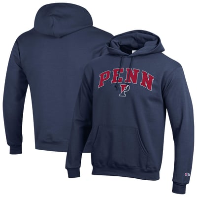 Pennsylvania Quakers Champion Powerblend Hoodie - Navy
