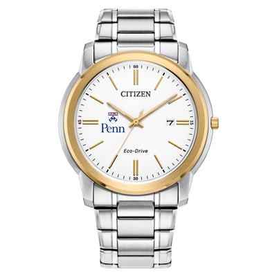 Pennsylvania Quakers Citizen Watch Eco-Drive Two-Tone Steel Watch