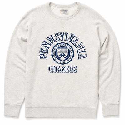 Pennsylvania Quakers FAHERTY High Standard Fleece Sweatshirt - Heather Gray