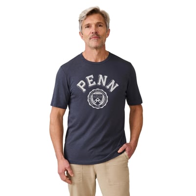 Pennsylvania Quakers FAHERTY Sunwashed T-Shirt - Navy