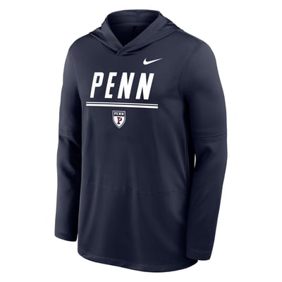  Pennsylvania Quakers Nike 2026 Sideline Lightweight Dri-FIT Hoodie - Navy