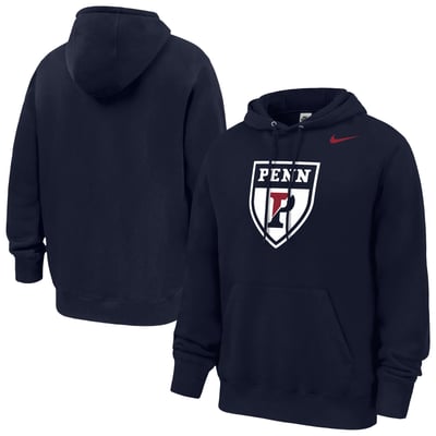 Pennsylvania Quakers Nike Club Fleece Hoodie - Navy