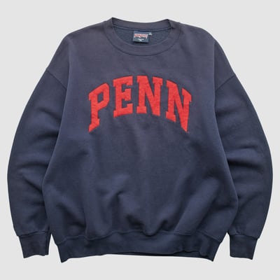 Pennsylvania Quakers Jansport 90s Pullover Sweatshirt - Navy - M by Fanatics Real Vintage