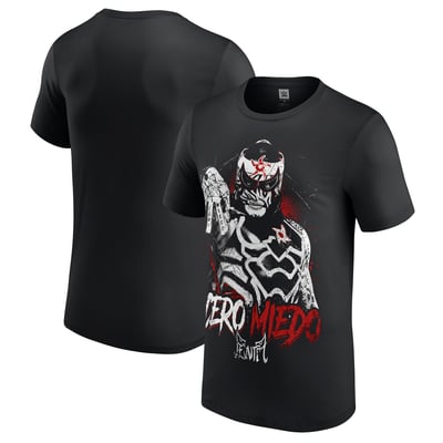 Penta WWE Hand Sign Photo T-Shirt - Black