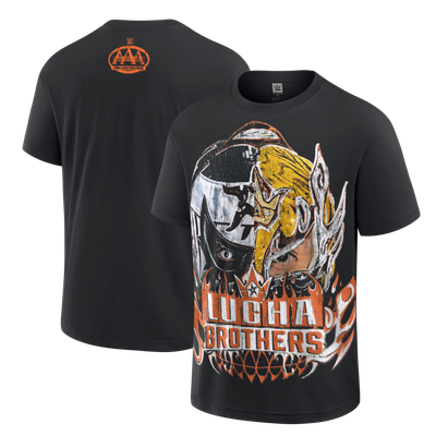 WWE Authentic Lucha Brothers T-Shirt - Black