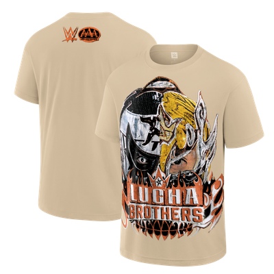 WWE Authentic Lucha Brothers T-Shirt - Tan
