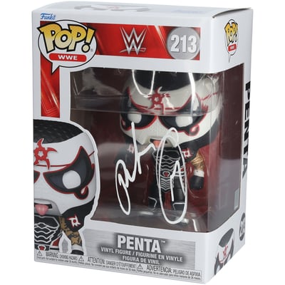 Penta WWE Autographed Fanatics Authentic #213 Funko Pop! Figurine 