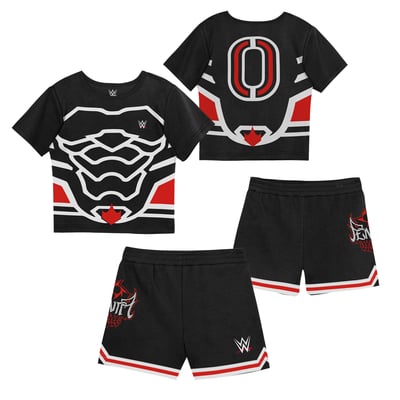  Penta Mitchell & Ness Toddler Play by Place Two-Pack T-Shirt & Shorts Set - Black