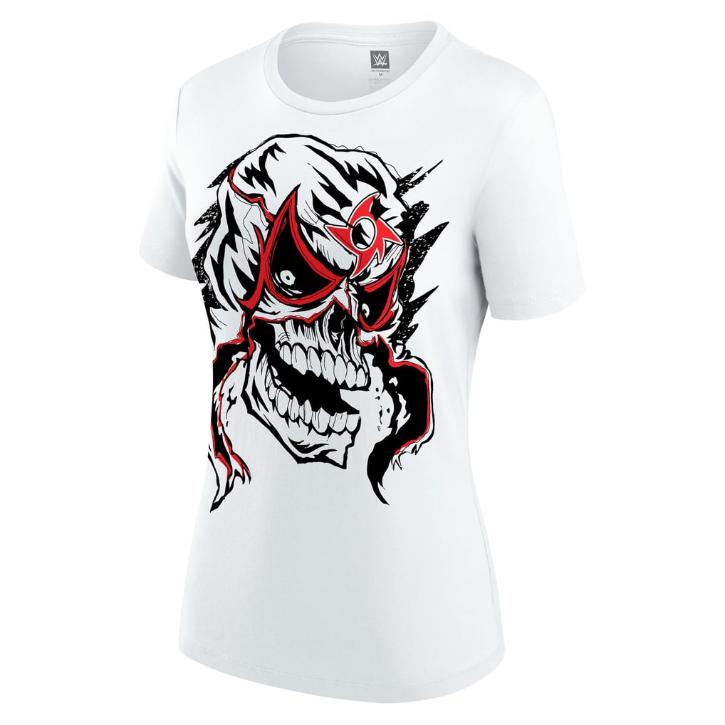  Penta WWE Authentic Women's Mask T-Shirt - White