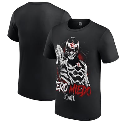 Penta Youth WWE Hand Sign Photo T-Shirt - Black