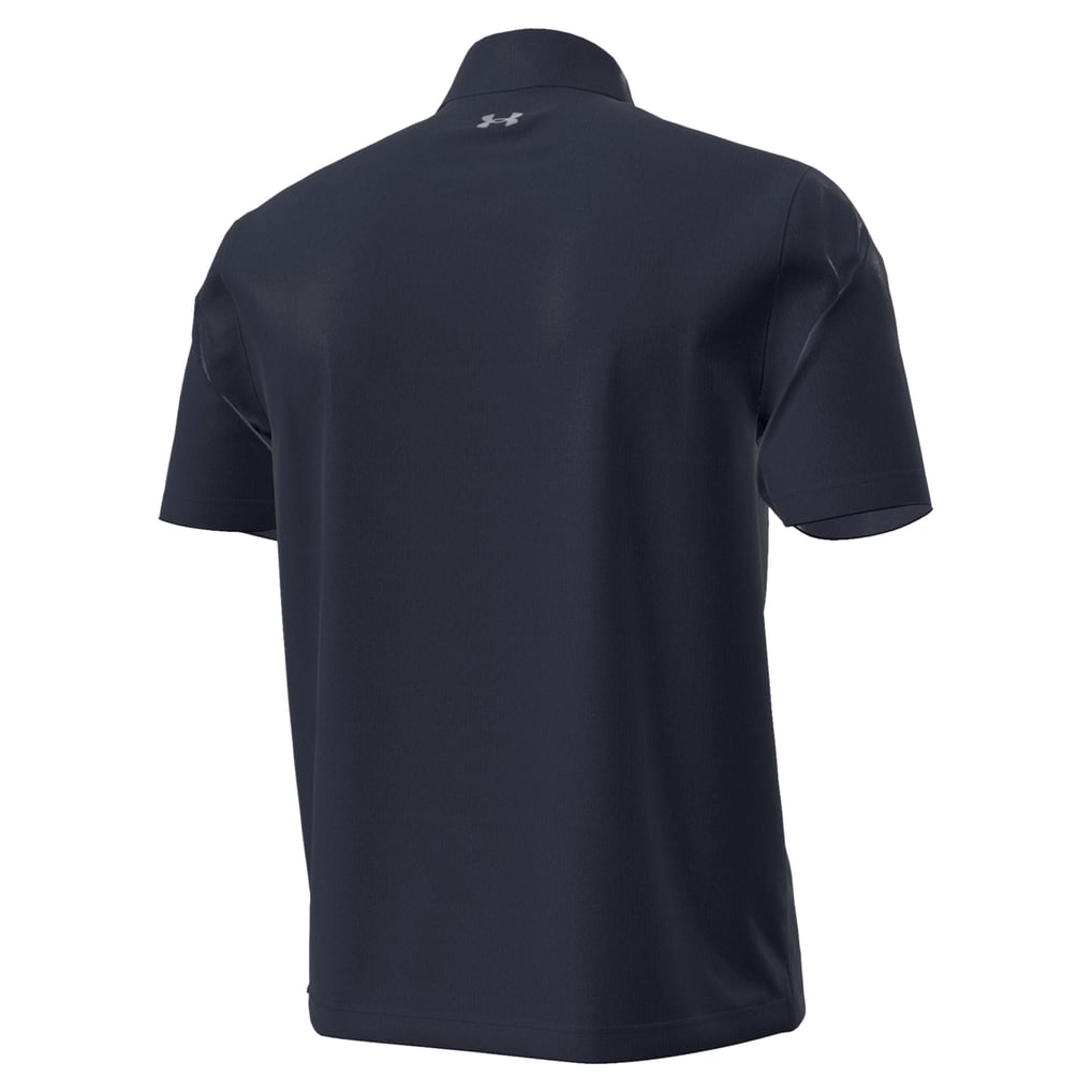 Pepperdine Waves Under Armour  Aura Solid Polo - Navy