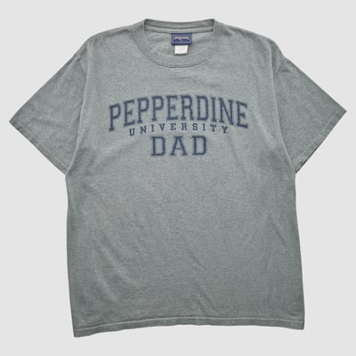 Pepperdine Waves Jansport 2000s T-shirt - Heather Gray - L by Fanatics Real Vintage