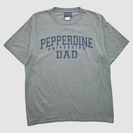 Pepperdine Waves Jansport 2000s T-shirt - Heather Gray - L by Fanatics Real Vintage