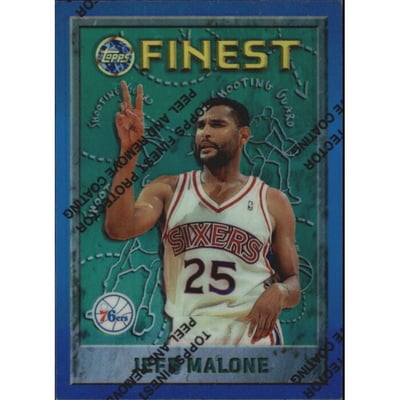 1995-96 Finest Refractors #186 Jeff Malone