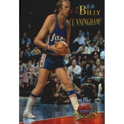 1996 Topps Stars Finest Refractors #112 Billy Cunningham