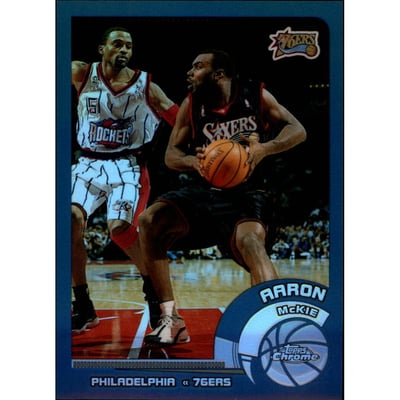 2002-03 Topps Chrome Refractors #59 Aaron McKie