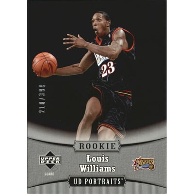 2005-06 UD Portraits #125 Louis Williams RC
