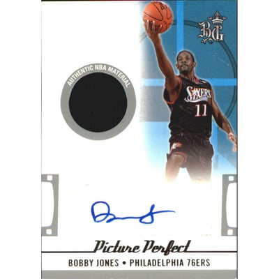 2006-07 Topps Big Game Picture Perfect Jerseys Autographs #BJ Bobby Jones