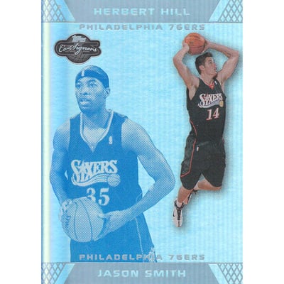 2007-08 Topps Co-Signers Silver Blue Foil #98A Jason Smith/Herbert Hill