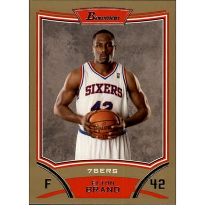 2008-09 Bowman Gold #12 Elton Brand