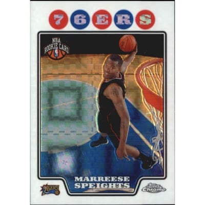 2008-09 Topps Chrome X-Fractors #195 Marreese Speights