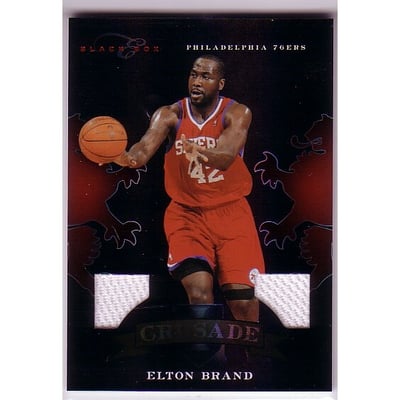 2010-11 Elite Black Box Crusade Materials #28 Elton Brand