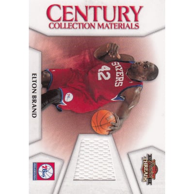 2010-11 Panini Threads Century Collection Materials #17 Elton Brand