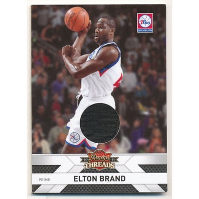 2010-11 Panini Threads Jerseys Prime #64 Elton Brand/50