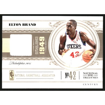 2010-11 Playoff National Treasures Century Materials #77 Elton Brand/99