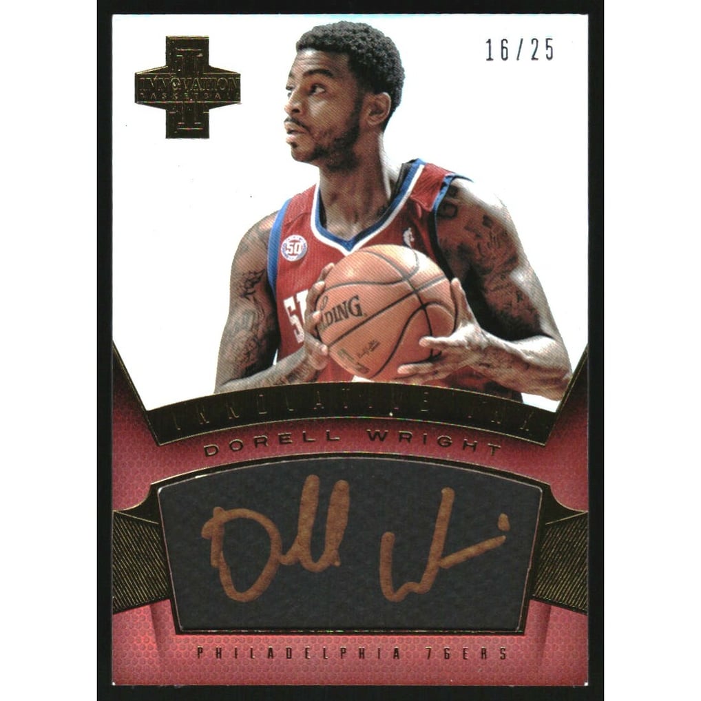 2012-13 Innovation Innovative Ink Gold #36 Dorell Wright