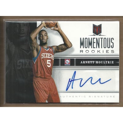 2012-13 Momentum Momentous Rookies Autographs #52 Arnett Moultrie