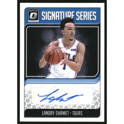 2018-19 Donruss Optic Signature Series #71 Landry Shamet