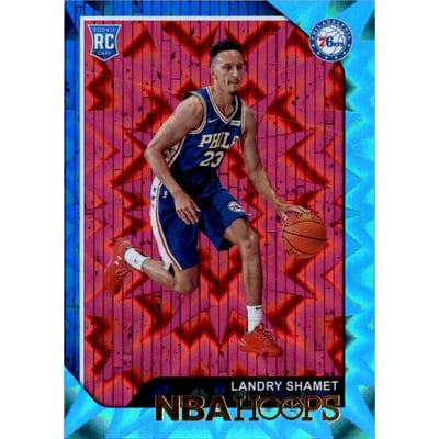 2018-19 Hoops Teal Explosion #259 Landry Shamet