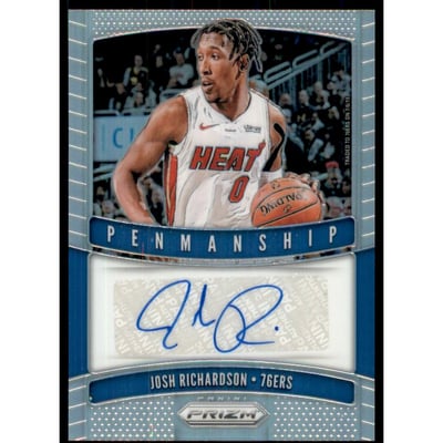 2019-20 Panini Prizm Penmanship Prizms Silver #26 Josh Richardson