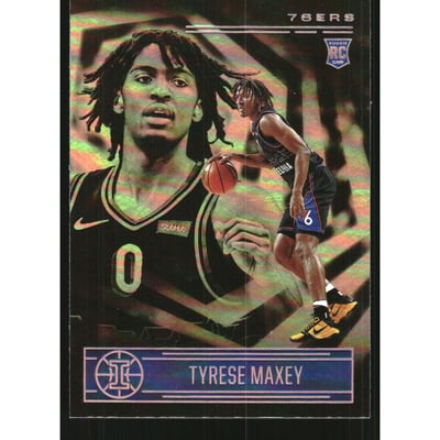 2020-21 Panini Illusions Emerald #162 Tyrese Maxey