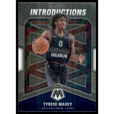 2020-21 Panini Mosaic Introductions #4 Tyrese Maxey