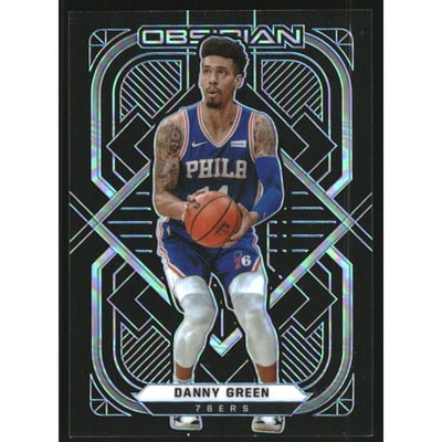 2020-21 Panini Obsidian Electric Etch Blue #71 Danny Green