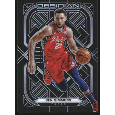 2020-21 Panini Obsidian Electric Etch Purple #140 Ben Simmons/99