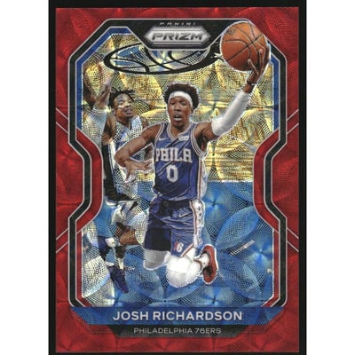 2020-21 Panini Prizm Prizms Choice Red #136 Josh Richardson