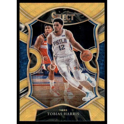 2020-21 Select Prizms Gold Wave #11 Tobias Harris