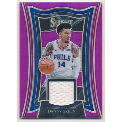 2020-21 Select Selective Swatches Prizms Purple #15 Danny Green/99
