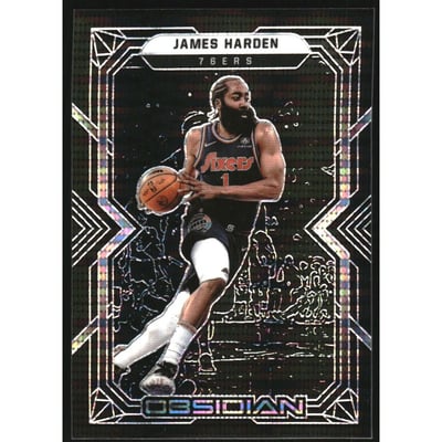2021-22 Panini Obsidian Electric Etch Asia #13 James Harden