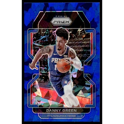 2021-22 Panini Prizm Prizms Blue Ice #30 Danny Green