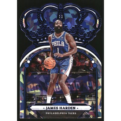 2022-23 Crown Royale Crystal Blue #43 James Harden