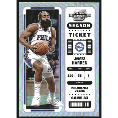 2022-23 Panini Contenders Optic Silver #11 James Harden