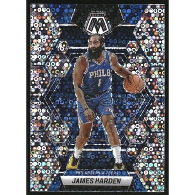 2022-23 Panini Mosaic Mosaic Fast Break Silver #55 James Harden
